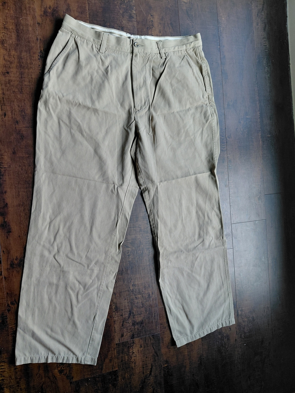 Men's Dress Pants in Khaki - Classic Straight Fit